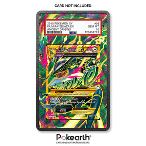 M Rayquaza EX 98/98 - Custodia con Artwork Esteso per Carte Gradate