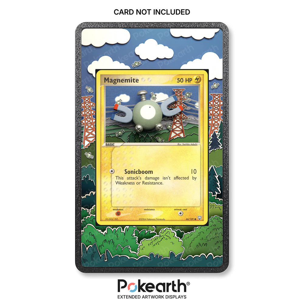 Magnemite 66/109 - Custodia con Artwork Esteso per Carte Pokémon