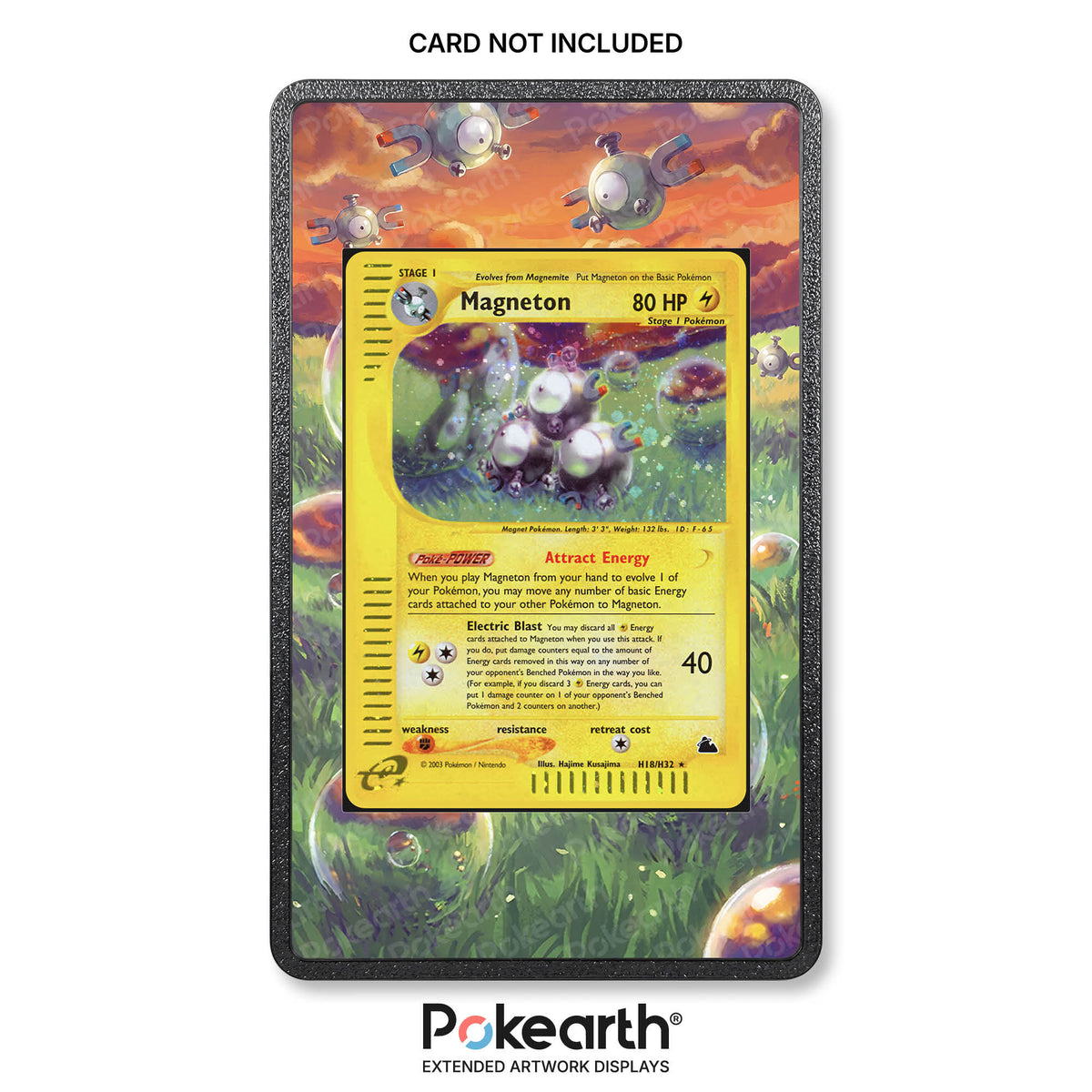 Magneton H18/H32 - Pokémon Extended Artwork Display Case