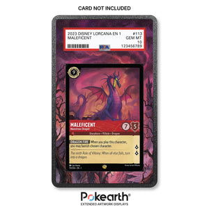 Maleficent – ​​Monstrous Dragon 113/204 – Bewertete Kartenhüllen mit erweitertem Artwork