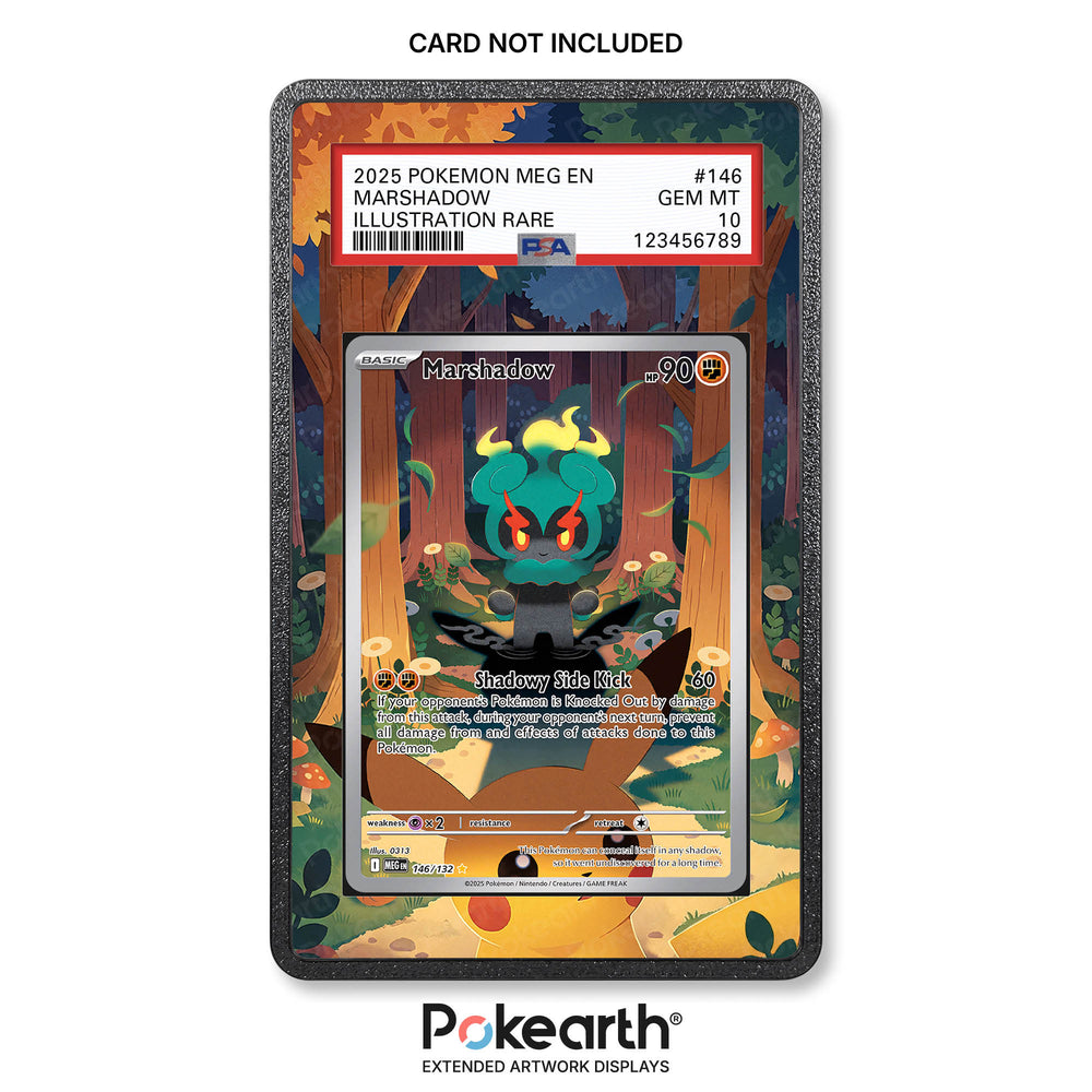 Marshadow 146/132 - Graded Card Extended Artwork Display Case