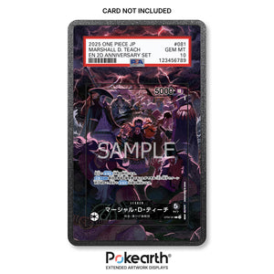 Marshall D. Teach OP09-081 – Erweiterte Artwork Hülle für Graded Cards
