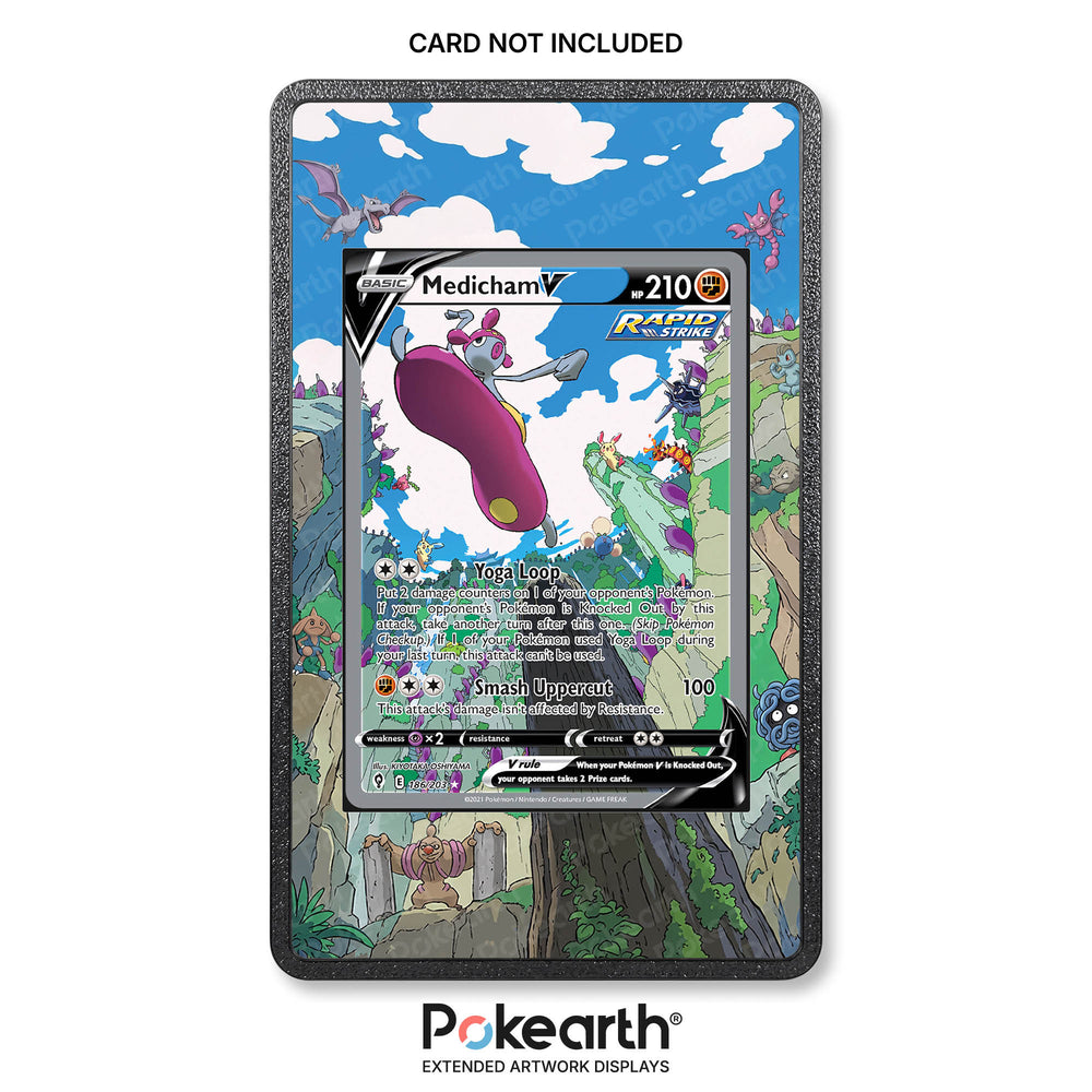 Medicham V 186/203 - Pokémon-Kartenetui mit erweitertem Artwork