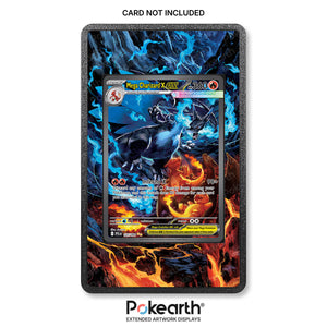 Mega Charizard X ex 125/094 - Custodia con Artwork Esteso per Carte Pokémon
