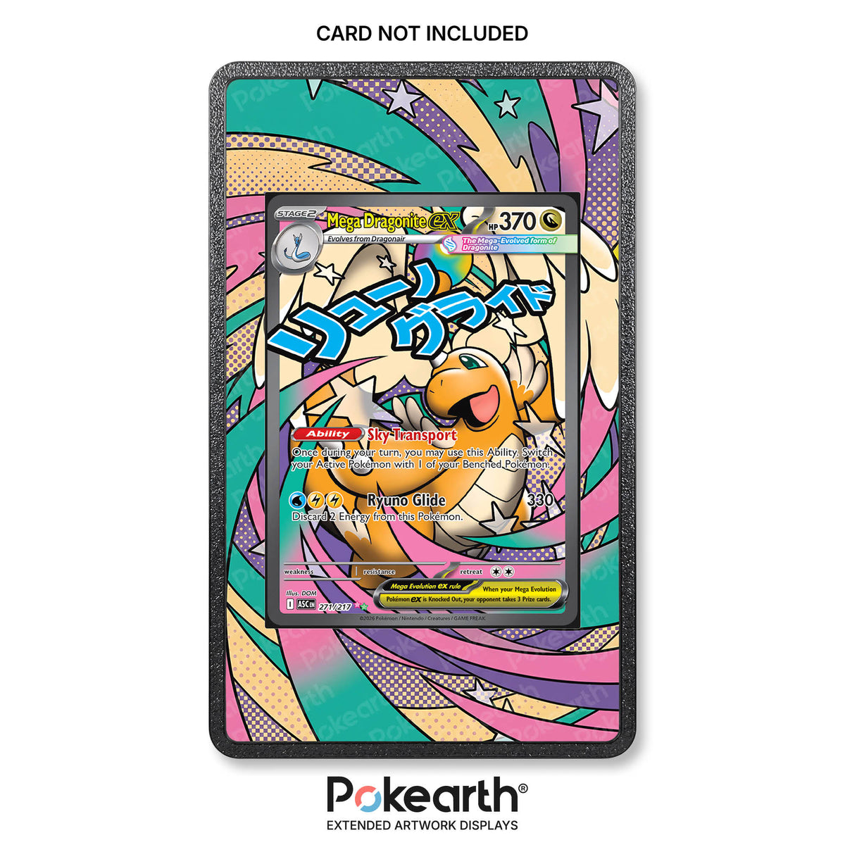 Mega Dragonite ex 271/217 - Pokémon Extended Artwork Display Case