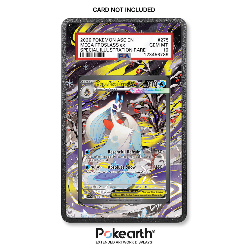 Mega Froslass ex 275/217 - Graded Card Extended Artwork Display Case