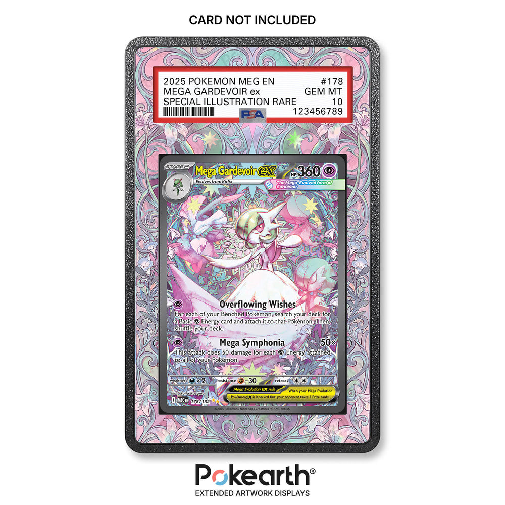 Mega Gardevoir ex 178/132 - Custodia con Artwork Esteso per Carte Gradate