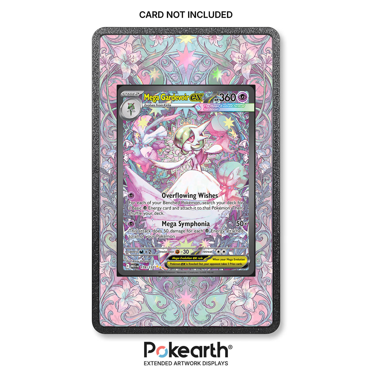 Mega Gardevoir ex 178/132 - Custodia con Artwork Esteso per Carte Pokémon