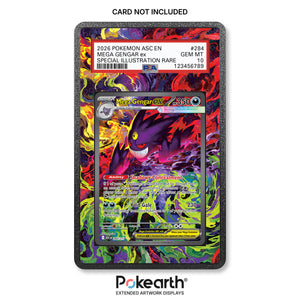 Mega Gengar ex 284/217 - Graded Card Extended Artwork Display Case