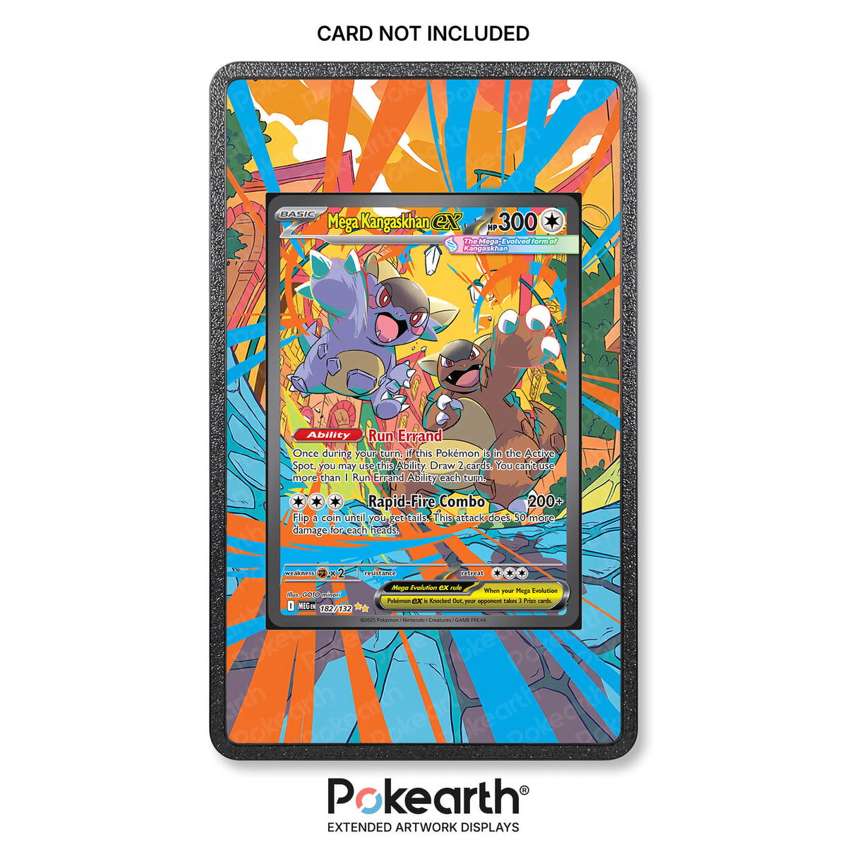 Mega Kangaskhan ex 182/132 - Custodia con Artwork Esteso per Carte Pokémon