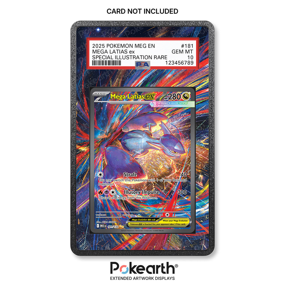 Mega Latias ex 181/132 - Custodia con Artwork Esteso per Carte Gradate