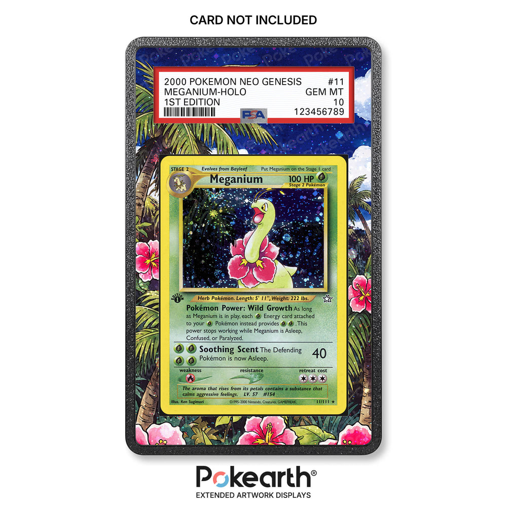 Meganium 11/111 - Custodia con Artwork Esteso per Carte Gradate