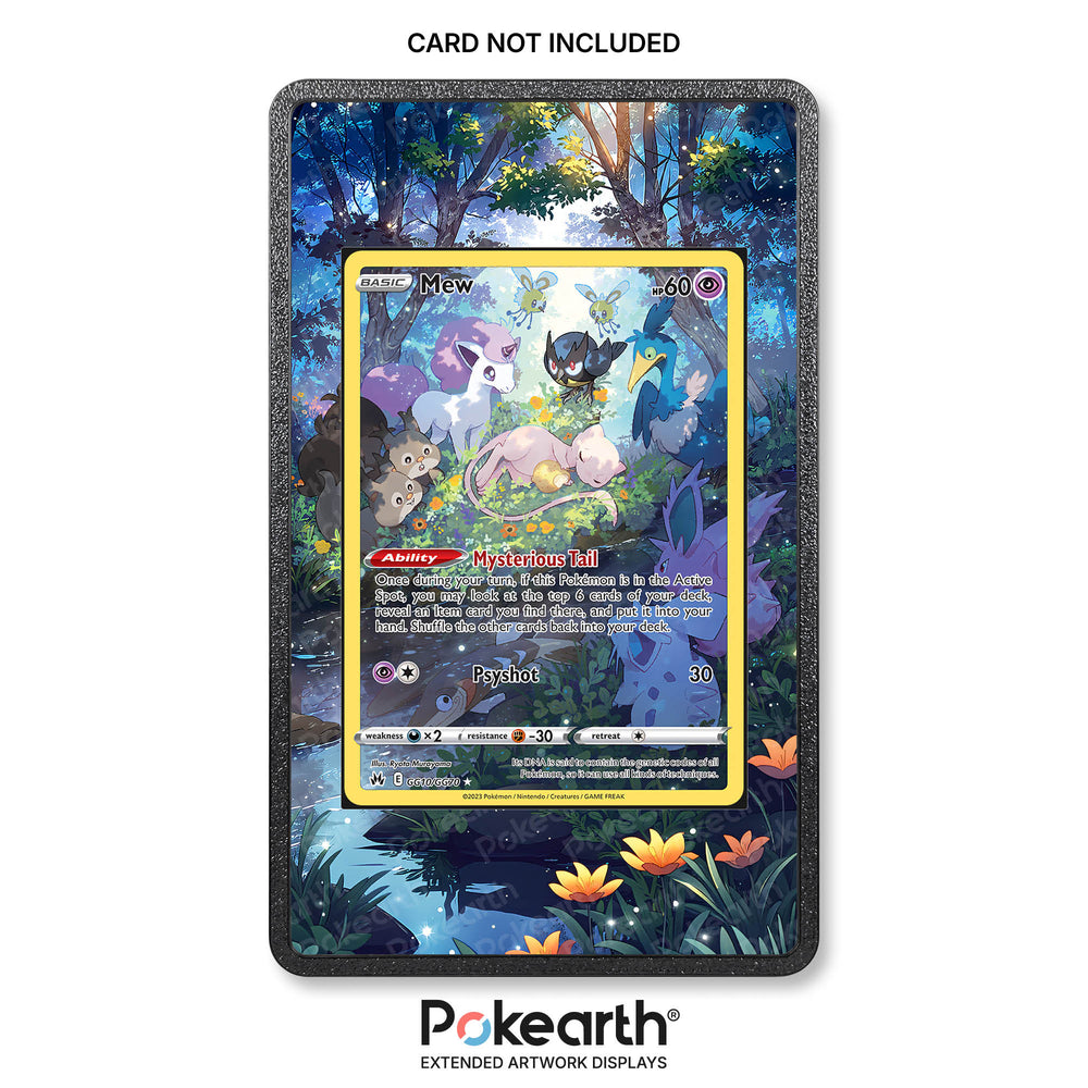 Mew GG10/GG70 - Custodia con Artwork Esteso per Carte Pokémon