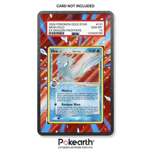 Mew Gold Star Delta Species 101/101 - Custodia con Artwork Esteso per Carte Gradate