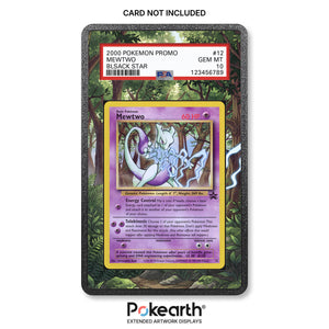 Mewtwo 12 – Case mit erweitertem Artwork für bewertete Karten