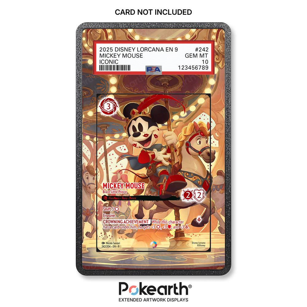 Topolino - Eroico Principe 242/204 Iconic - Custodia con Artwork Esteso per Carte Gradate