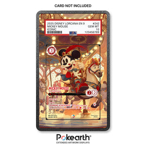 Topolino - Eroico Principe 242/204 Iconic - Custodia con Artwork Esteso per Carte Gradate