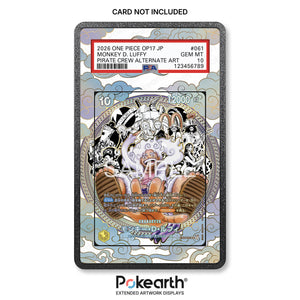 Monkey D. Luffy EB04-061 - Graded Card Extended Artwork Display Case