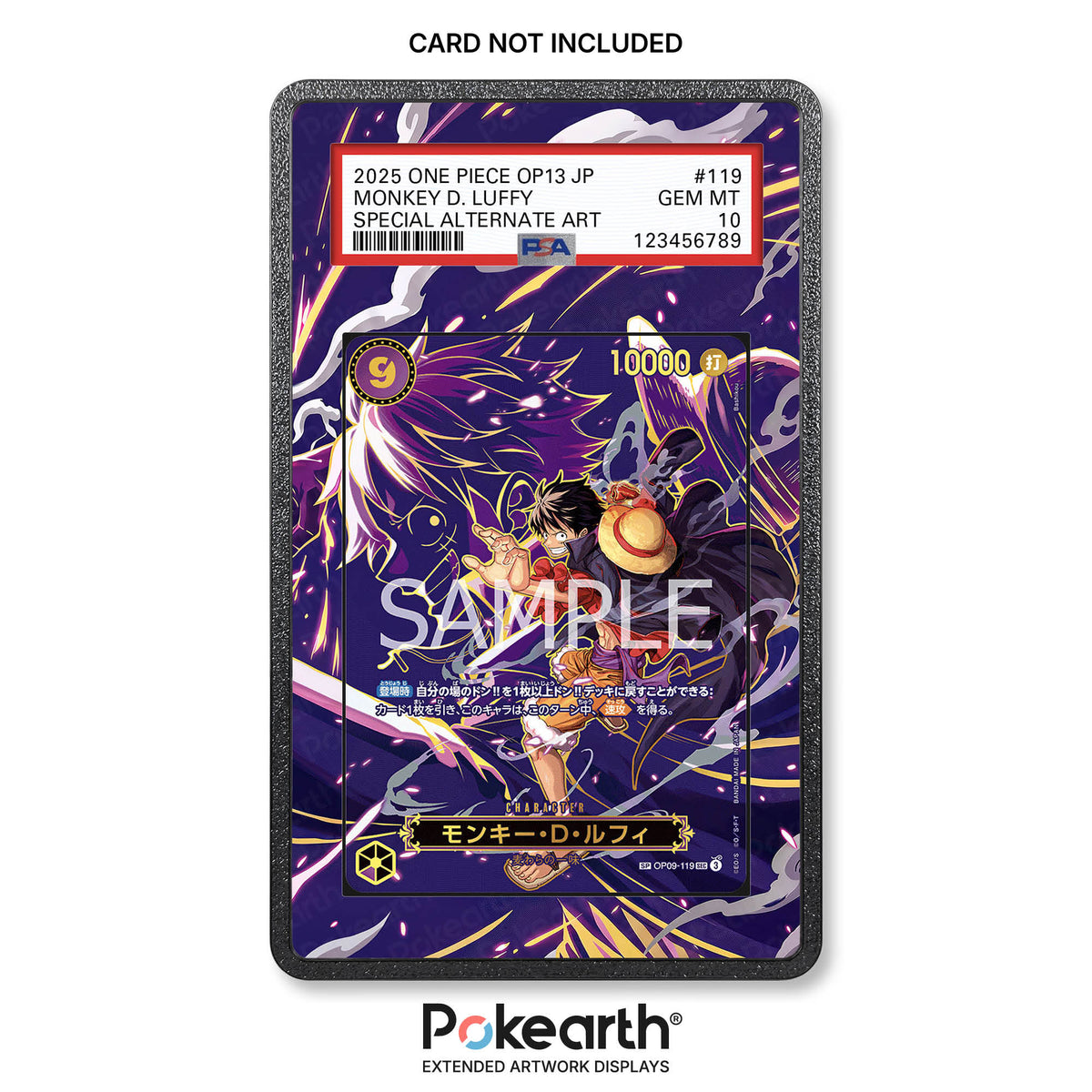 Monkey D. Luffy OP09-119 - Custodia con Artwork Esteso per Carte Gradate