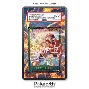 Monkey D. Luffy OP13-118 - Custodia con Artwork Esteso per Carte Gradate