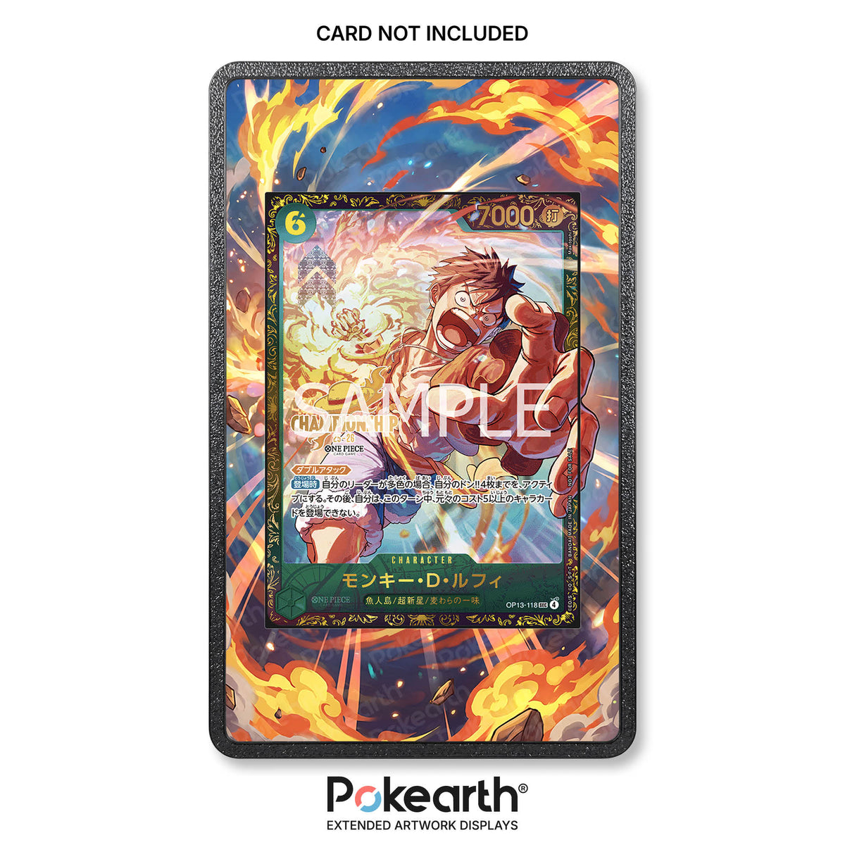 Monkey D. Luffy OP13-118 - Custodia con Artwork Esteso per Carte One Piece