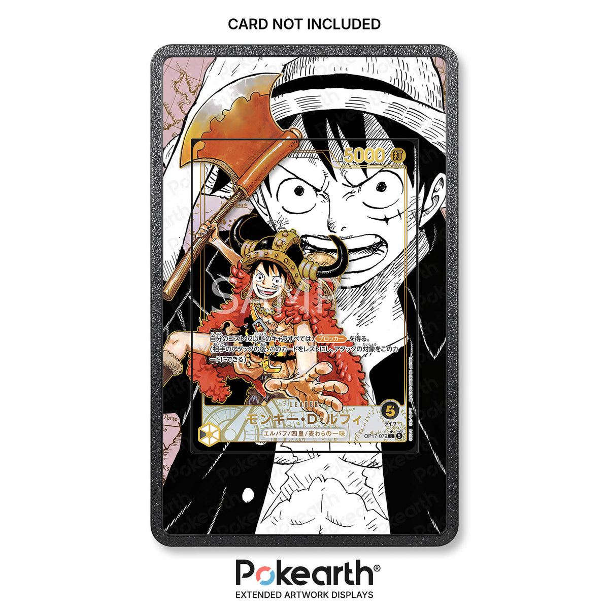 Monkey D. Luffy OP17-079 - Custodia con Artwork Esteso per Carte One Piece