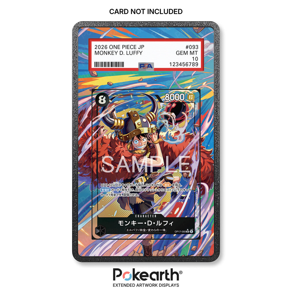 Monkey D. Luffy OP17-093 - Custodia con Artwork Esteso per Carte Gradate