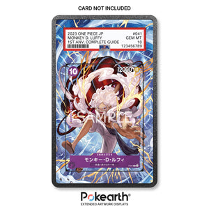 Monkey D. Luffy P-041 - Hülle mit erweitertem Artwork für bewertete Karten