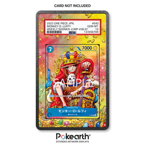 Monkey D. Luffy P-043 - Graded Card Case with Extended Artwork
