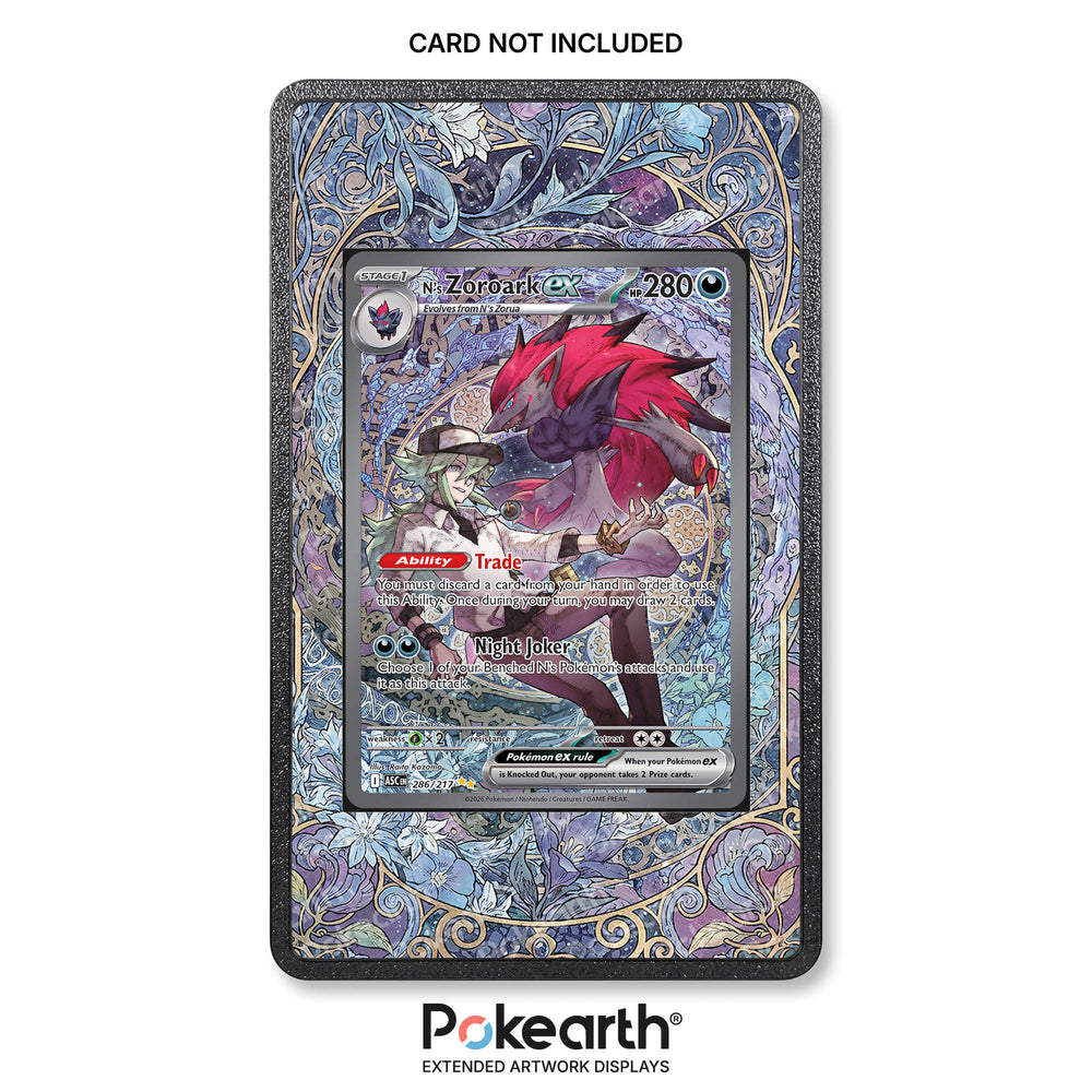 Zoroark di N ex 286/217 - Custodia con Artwork Esteso per Carte Pokémon