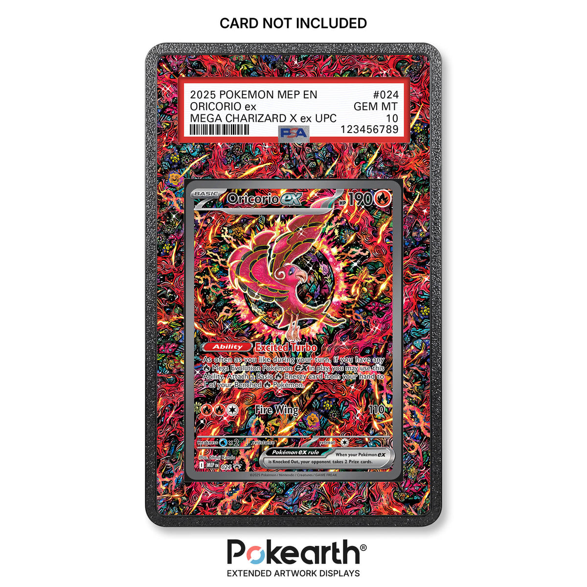 Oricorio ex MEP 024 - Custodia con Artwork Esteso per Carte Gradate