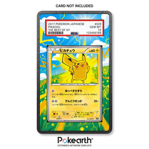 Pikachu 029/171 - Custodia con Artwork Esteso per Carte Gradate