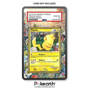 Pikachu PW (Französisch) – Hülle mit erweitertem Artwork für bewertete Karten