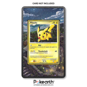 Pikachu PW (Portugiesisch) – Hülle mit erweitertem Artwork für Pokémon-Karten