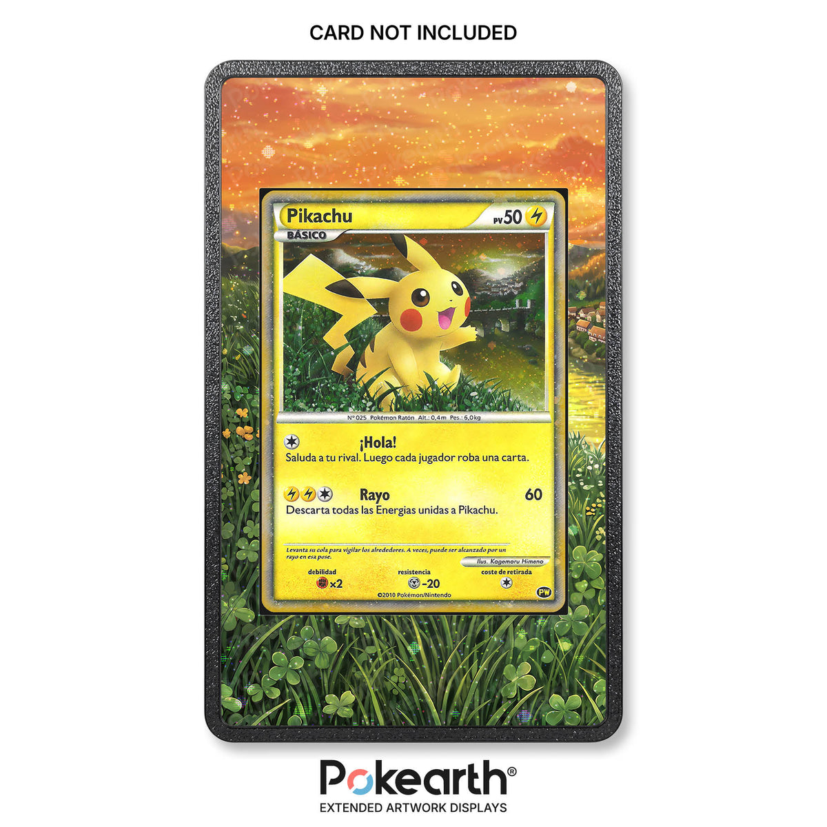 Pikachu PW (Spanisch) - Hülle mit erweitertem Artwork für Pokémon-Karten