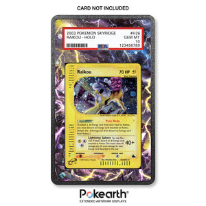 Raikou H26/H32 - Hülle mit erweitertem Artwork für gegradete Karten