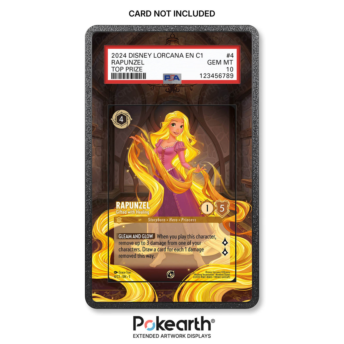 Rapunzel – Begabt mit Heilkräften 4/C1 – Bewertete Kartenhüllen mit erweitertem Artwork