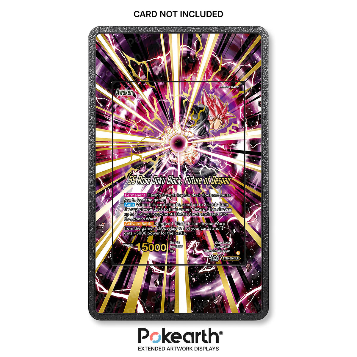 SS Rosé Goku Black, Future of Despair BT29-016 - Custodia con Artwork Esteso per Carte Dragon Ball