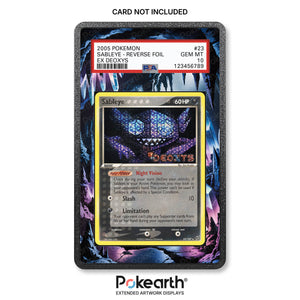 Sableye 23/107 – Erweiterte Artwork-Hüllen für bewertete Karten