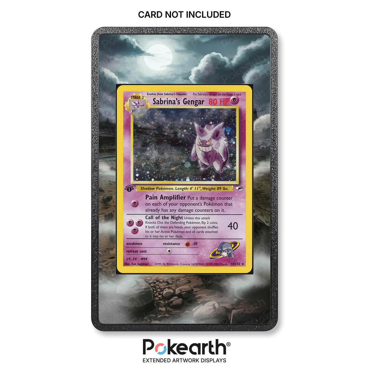 Sabrina's Gengar 14/132 - Custodia con Artwork Esteso per Carte Pokémon