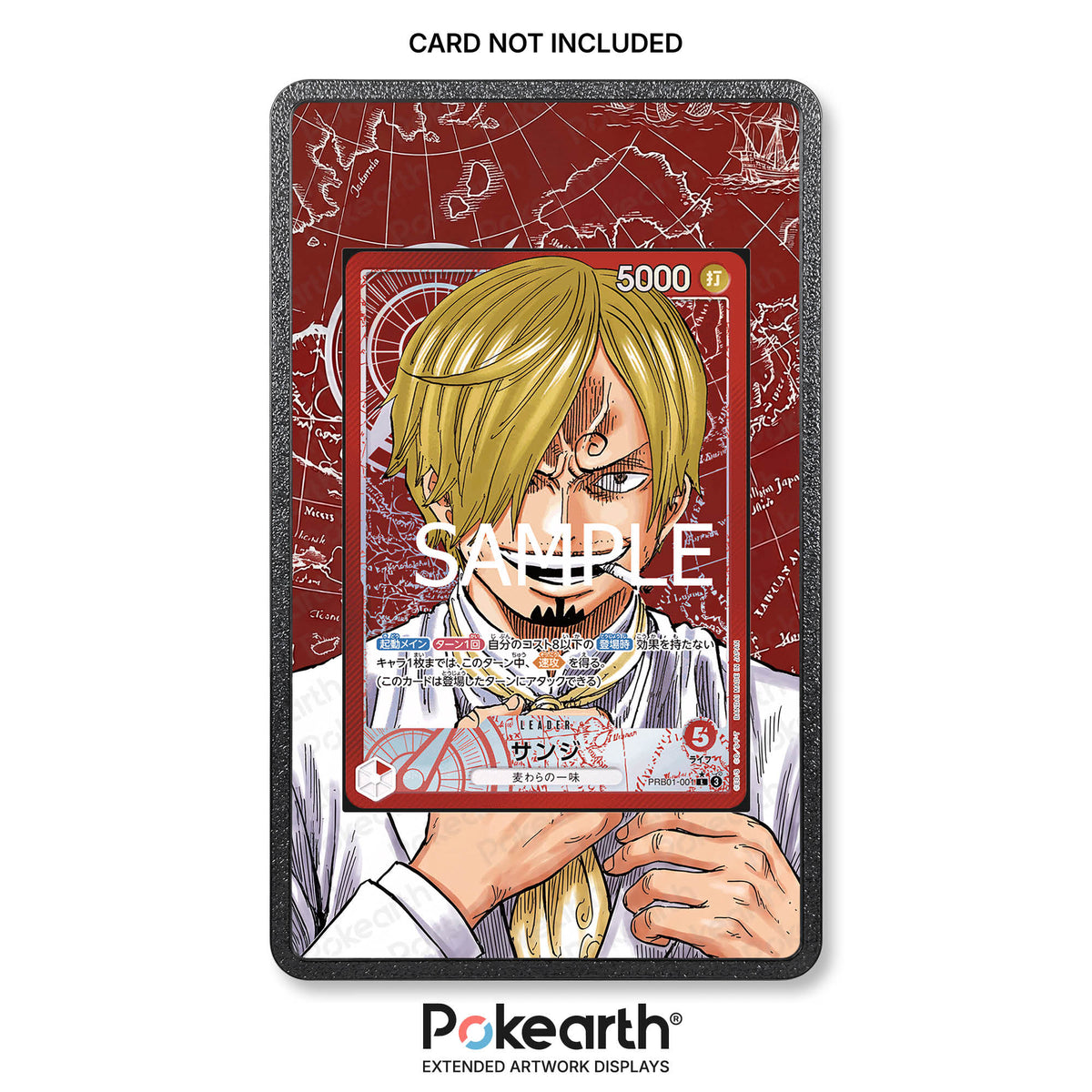 Sanji PRB01-001 - Hülle mit erweitertem Artwork für One Piece-Karten