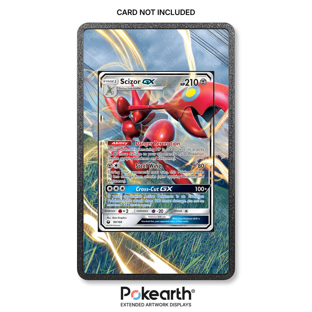 Scizor GX 90/168 - Custodia con Artwork Esteso per Carte Pokémon