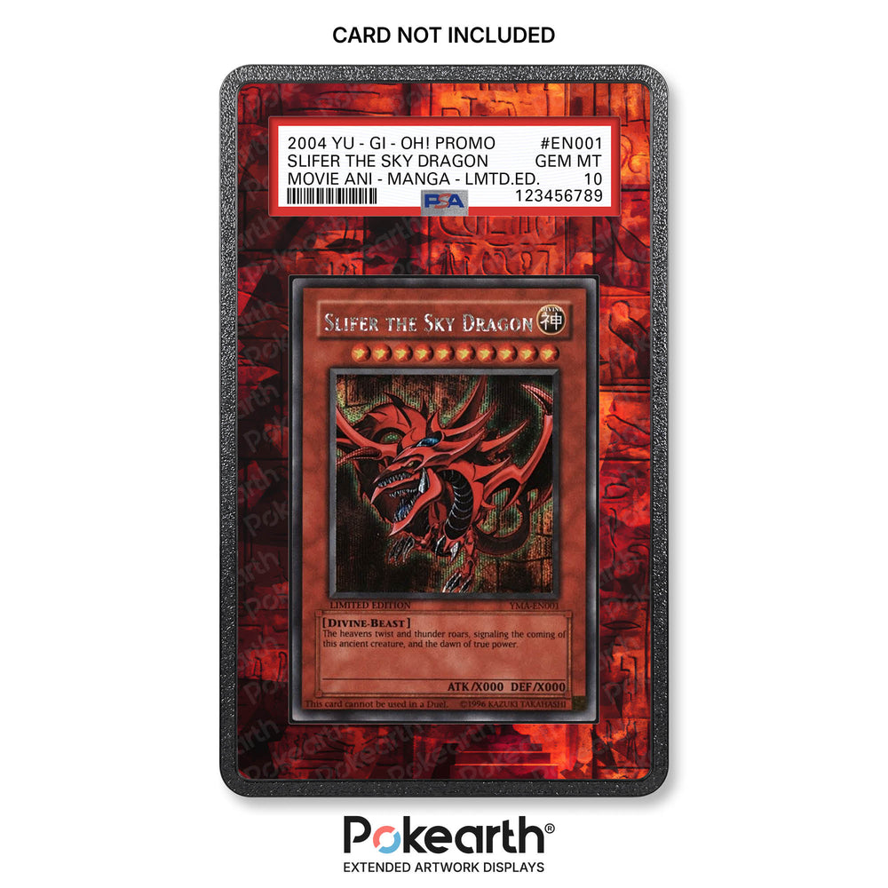 Slifer the Sky Dragon 001 - Graded Card Extended Artwork Display Case
