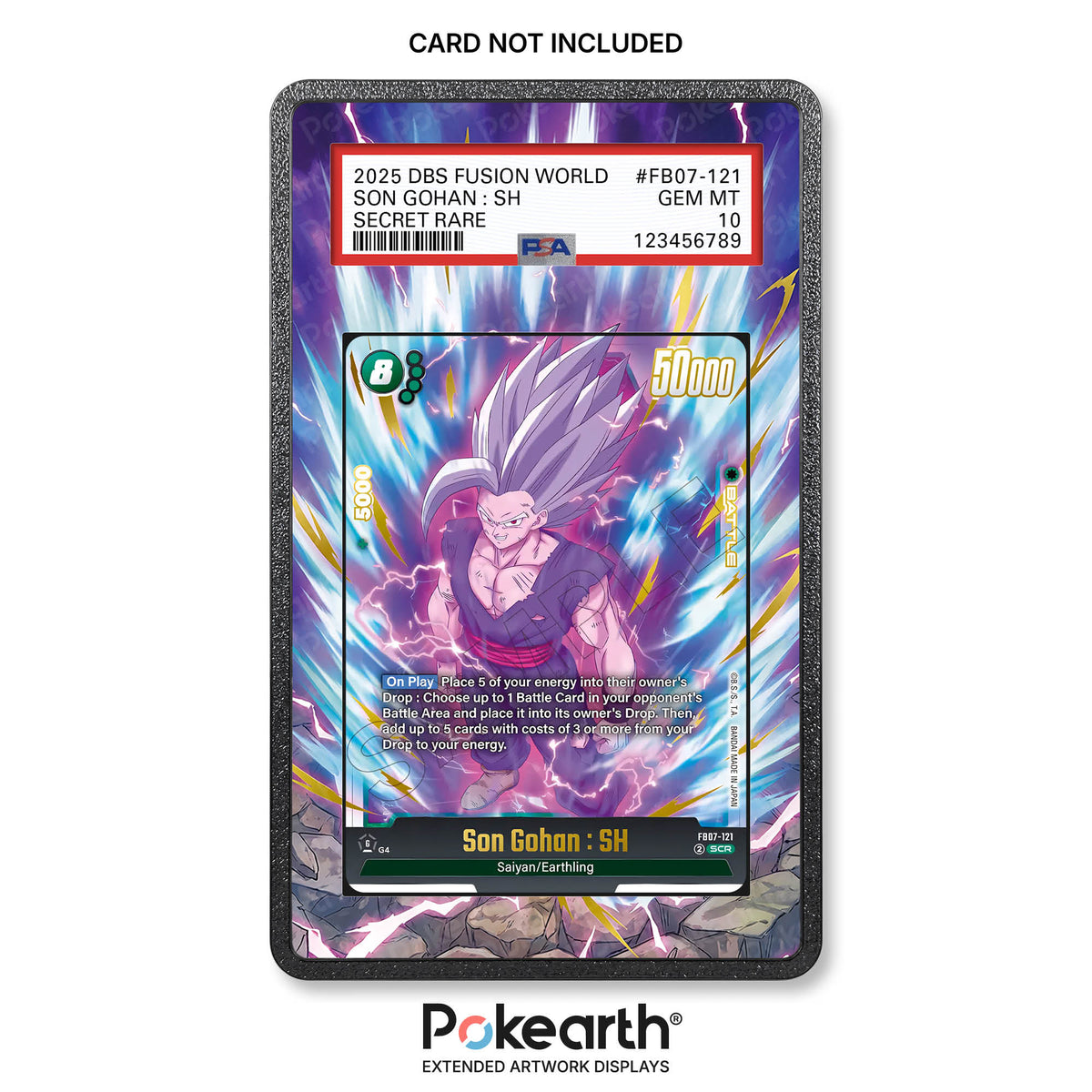 Son Gohan: SH FB07-121 – Graded Card Case mit erweitertem Artwork