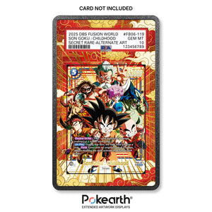 Son Goku : Childhood FB06-119 - Graded Card Extended Artwork Display Case
