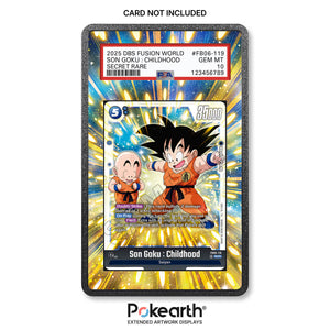 Son Goku : Childhood FB06-119 - Custodia con Artwork Esteso per Carte Gradate