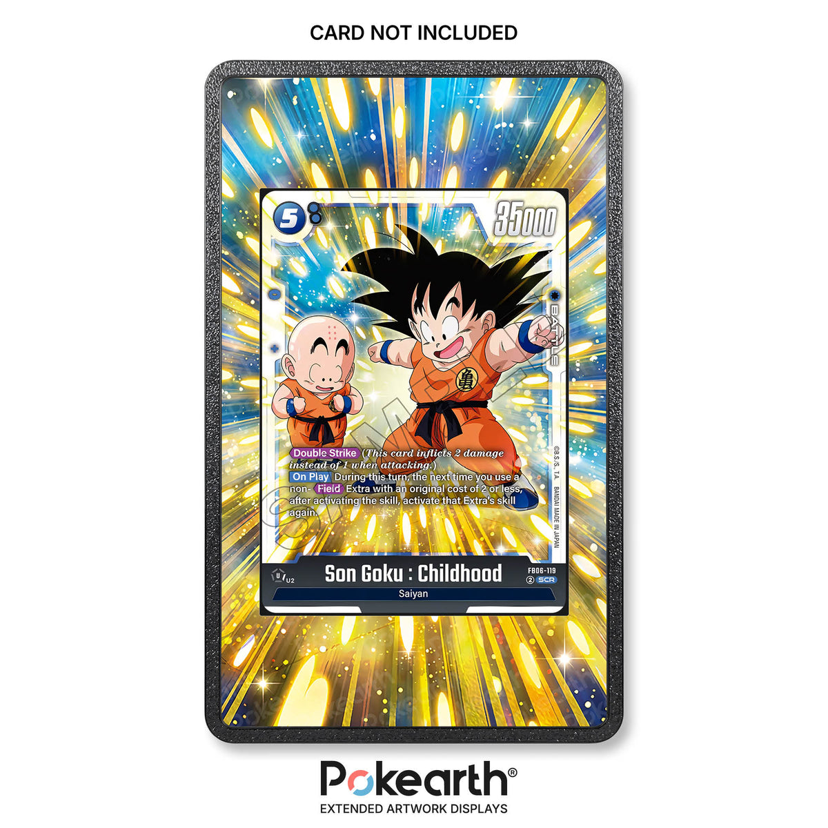 Son Goku : Childhood FB06-119 - Custodia con Artwork Esteso per Carte Dragon Ball