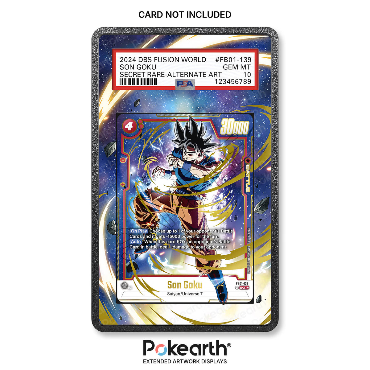 Son Goku FB01-139 - Custodia con Artwork Esteso per Carte Gradate