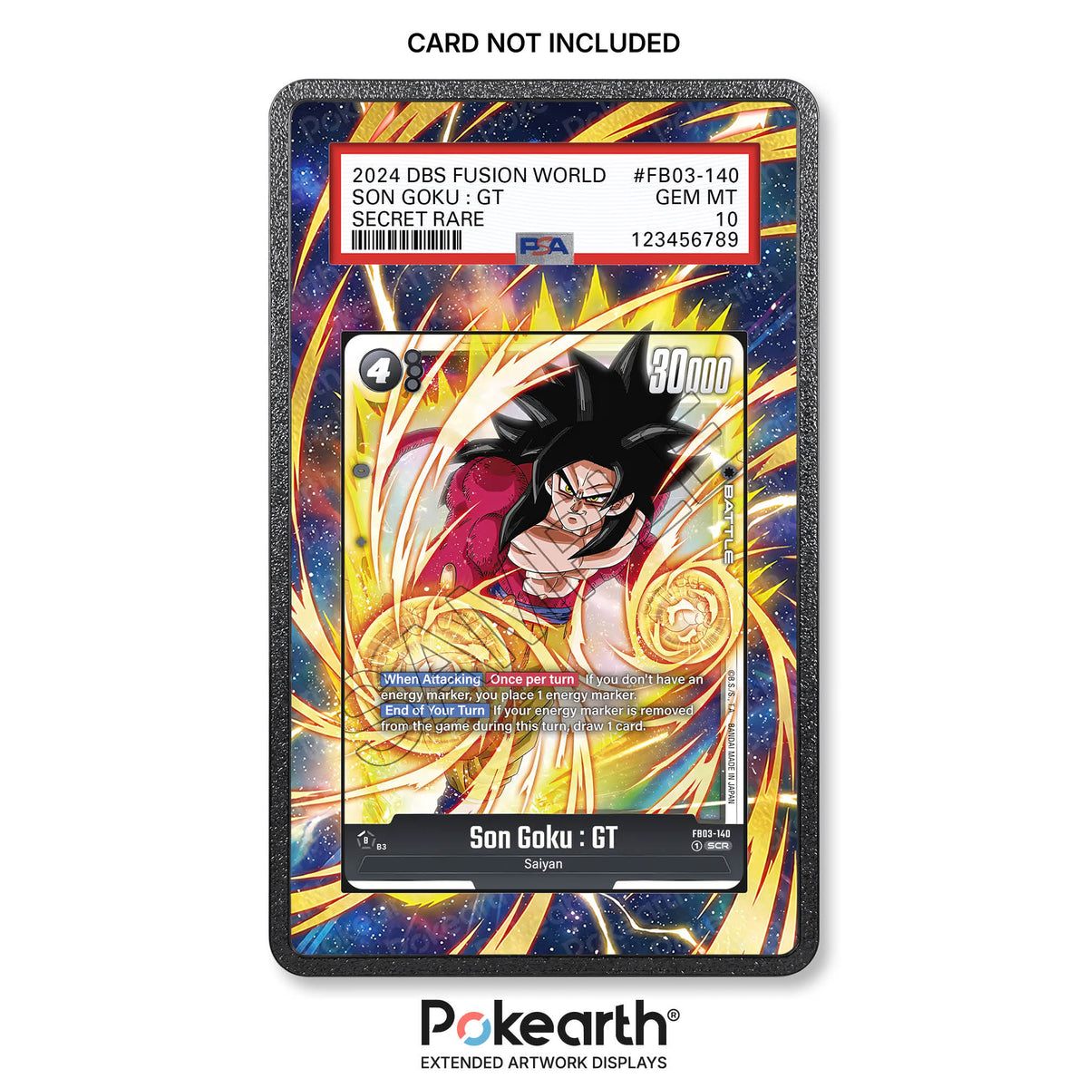 Son Goku FB03-140 - Custodia con Artwork Esteso per Carte Gradate