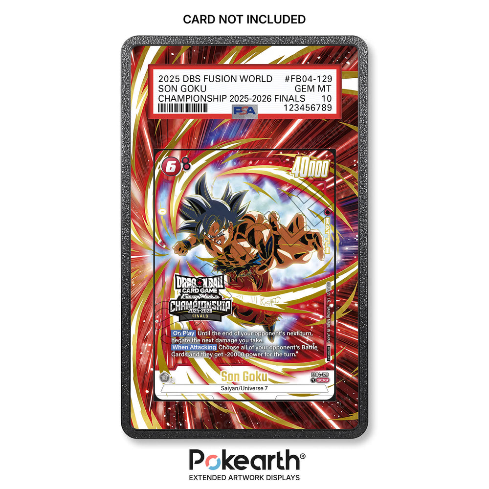 Son Goku FB04-129 - Graded Card Extended Artwork Display Case